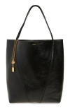 Chloé Borsa Shopping Spin Piccola In Pelle Nera Donna In Black