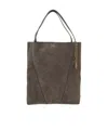 Chloé Spacious Tote Bag Featuring Chain Detail In Brown