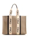 CHLOÉ LARGE WOODY TOTE BAG