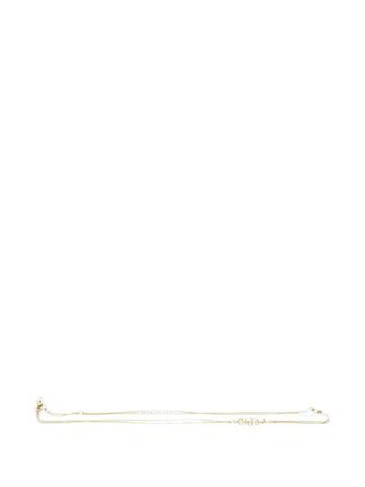 Chloé Lariat Logo-plaque Belt Necklace In Orange
