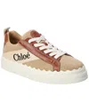 CHLOÉ CHLOÉ LAUREN CANVAS & LEATHER SNEAKER