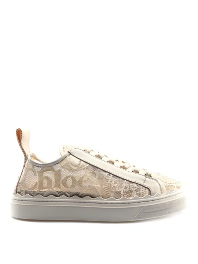 Chloé Lauren Lace Sneakers