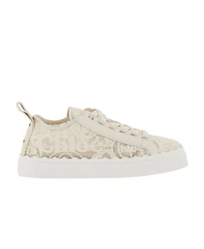 CHLOÉ LAUREN LACING LOW-CUT CASUAL SHOES