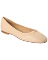 CHLOÉ CHLOÉ LAUREN LEATHER BALLERINA FLAT