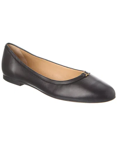 CHLOÉ CHLOÉ LAUREN LEATHER BALLERINA FLAT