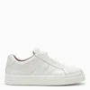 Chloé Lauren Leather Sneakers In White