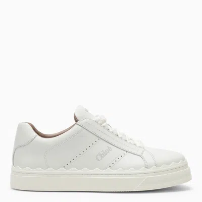 CHLOÉ CHLOÉ LAUREN LEATHER SNEAKERS