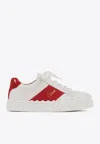 Chloé Round Head Low-cut Casual Shoes In White