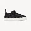 Chloé Lauren Sneaker In Black