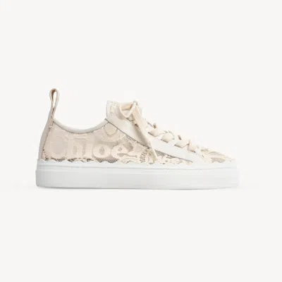 Chloé Lauren Sneaker In Neutral