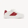 Chloé Round Head Low-cut Casual Shoes In Red