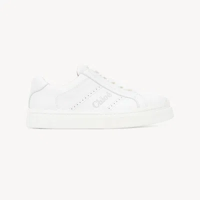Chloé Lauren Sneaker In White