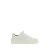 Chloé Lauren Leather Sneakers In White