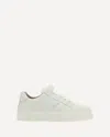 Chloé Lauren Leather Sneakers In White