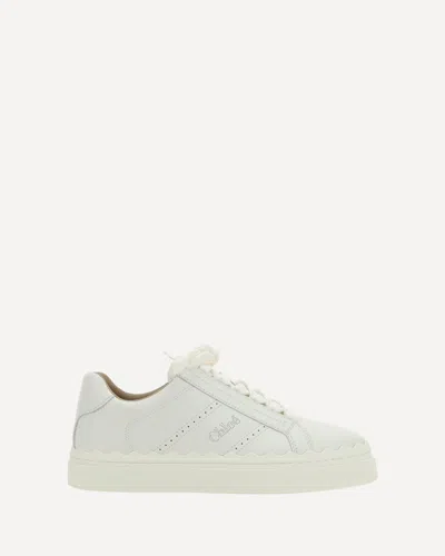Chloé Lauren Sneakers In White