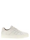 Chloé Lauren Leather Sneakers In White