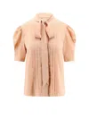 Chloé Chloe Scarf-effect Silk Crepe De Chine Blouse