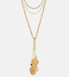Chloé Layered Chain Pendant Necklace In Gold