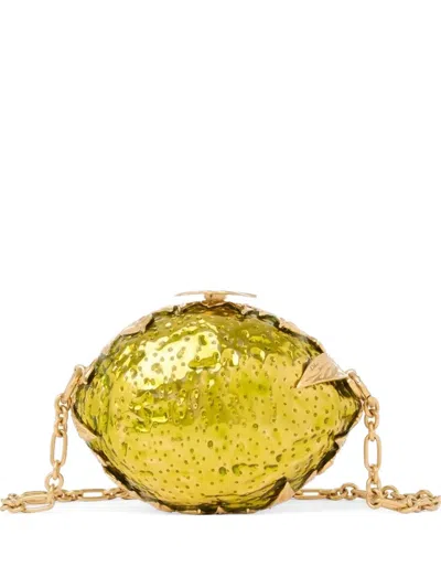 Chloé Leaf-embellished Chain-strap Cross Body Bag In Pink