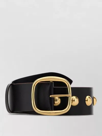 Chloé Leather Anita Belt Stud Embellishments In Black