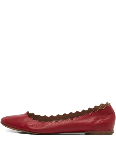 Pre-owned Chloé Leather Ballet Flats