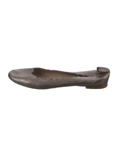 Pre-owned Chloé Leather Ballet Flats
