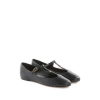 Chloé Chloe Leather Marcie Ballerina Flats In Black