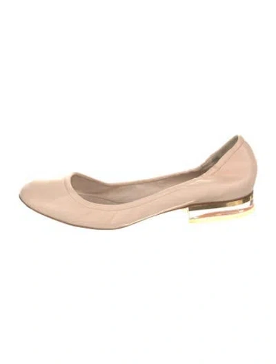 Pre-owned Chloé Leather Ballet Flats In Pink