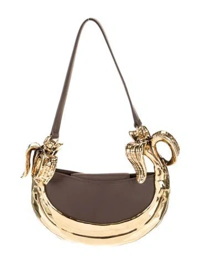 Pre-owned Chloé Leather Banana Limited Edition 2024 In Brown