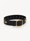Chloé Leather Belt In Black