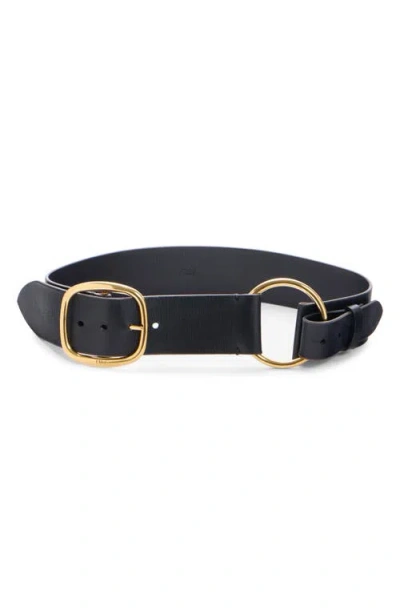 Chloé Leather Belt In Black