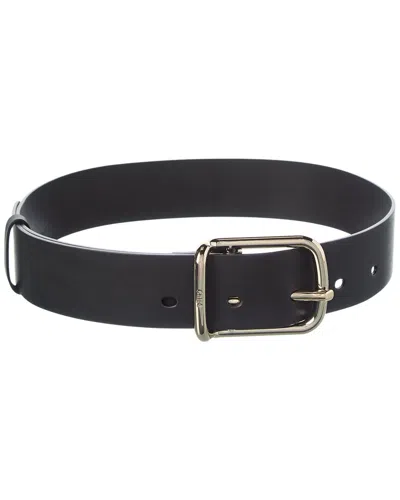 Chloé Leather Belt In Black