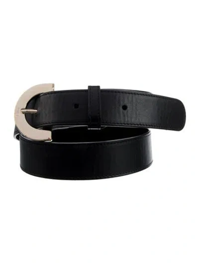 Pre-owned Chloé Leather Belt In Black