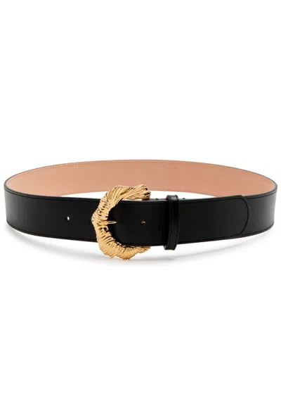 Chloé Chloe Leather Belt In Black