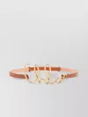 Chloé Leather Belt With One Loop