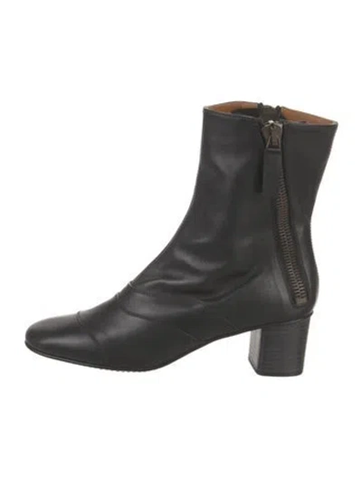 Pre-owned Chloé Leather Boots In Black