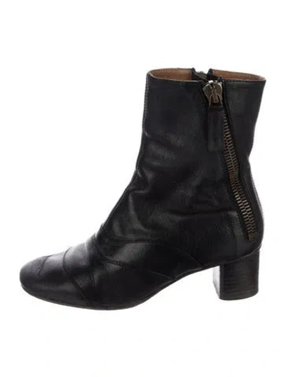 Pre-owned Chloé Leather Boots In Black