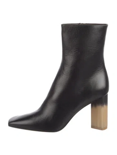 Pre-owned Chloé Leather Boots In Black