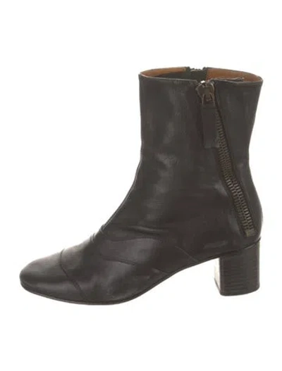 Pre-owned Chloé Leather Boots In Black