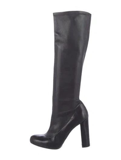 Pre-owned Chloé Leather Boots In Black