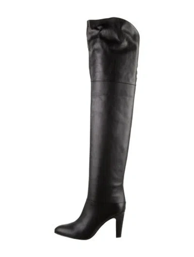 Pre-owned Chloé Leather Boots In Black