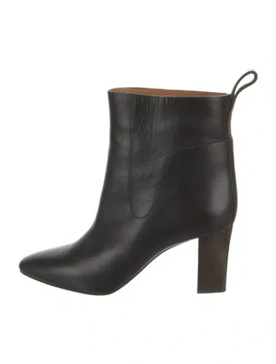Pre-owned Chloé Leather Boots In Black