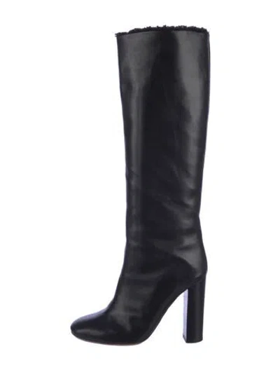Pre-owned Chloé Leather Boots In Black