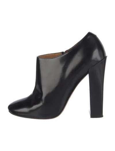 Pre-owned Chloé Leather Boots In Black
