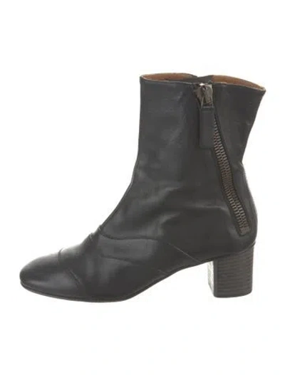 Pre-owned Chloé Leather Boots In Black