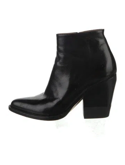 Pre-owned Chloé Leather Boots In Black
