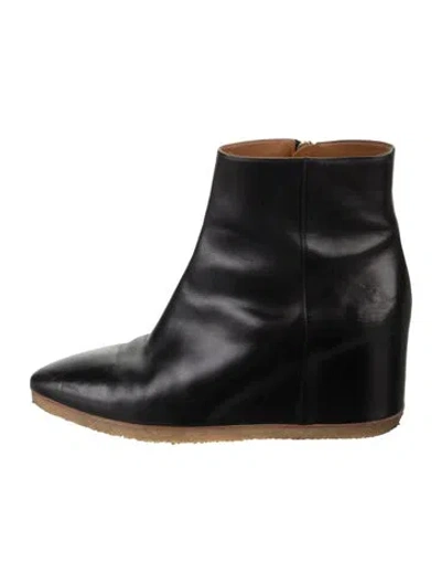 Pre-owned Chloé Leather Boots In Black