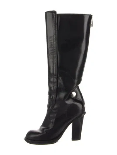 Pre-owned Chloé Leather Boots In Black