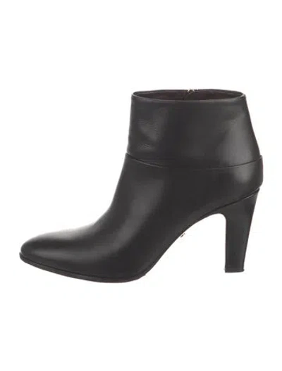Pre-owned Chloé Leather Boots In Black