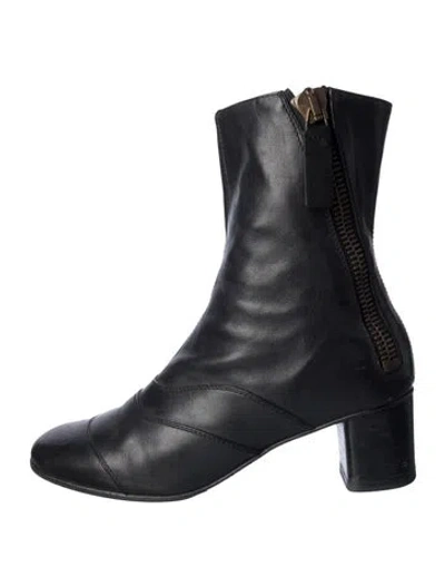Pre-owned Chloé Leather Boots In Blue
